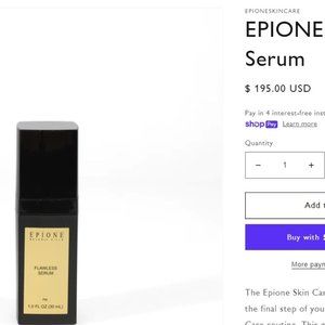 New in Box Made by Beverly Hills Dr. Flawless Anti Aging 4 Wrinkles Serum